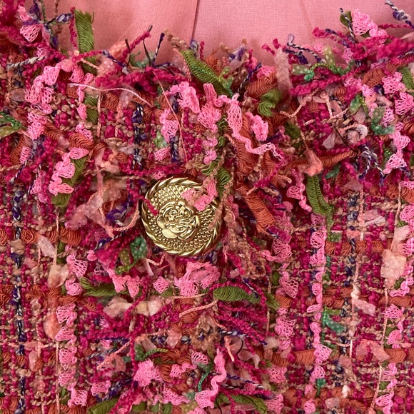 Vita Grace Boucle Style Pink Blazer - Picture 4 of 11